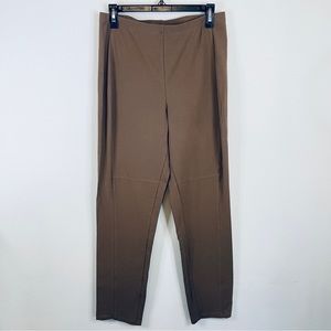 Women With Control Dark Beige Pull On Shape Enhancing Pants NWT Size M
